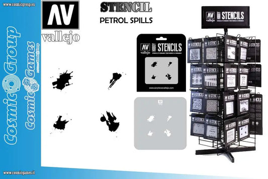 STENCIL STTX004 PETROL SPILLS
