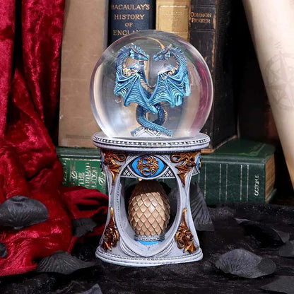 ANNE STOKE DRAGON HEART SNOW GLOBE