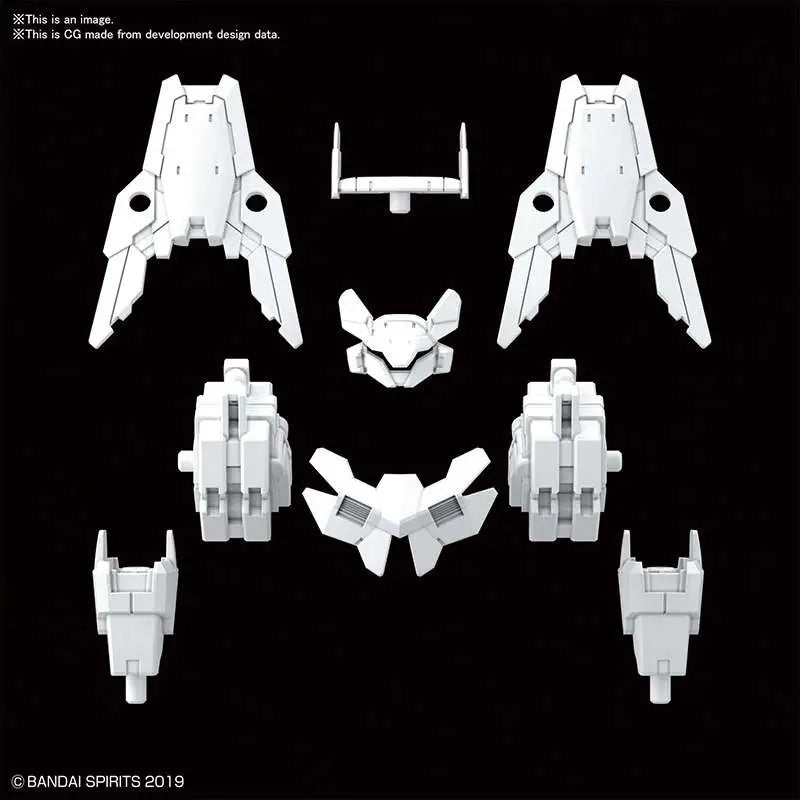 30MM OP ARM COMM CIELN EX BL WHITE 1/144