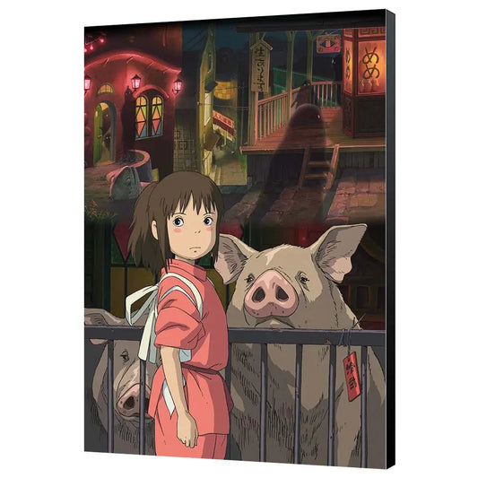 SPIRITED AWAY 35x50 WOOD PANEL