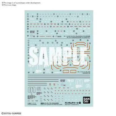 GUNDAM DECAL 123 GUNDAM ORIGIN MULTI 1