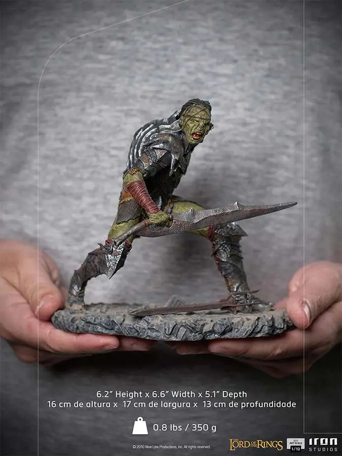 LOTR SWORDSMAN ORC 1/10 ART STATUE