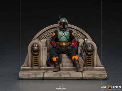 MANDALORIAN BOBAFETT ON THRONE DLX 1/10