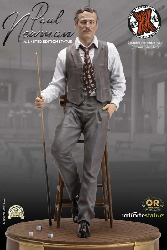 PAUL NEWMAN OLD&RARE 1/6 WEB EXC STATUE
