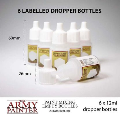 PAINT MIXING EMPTY BOTTLES