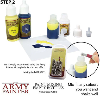 PAINT MIXING EMPTY BOTTLES