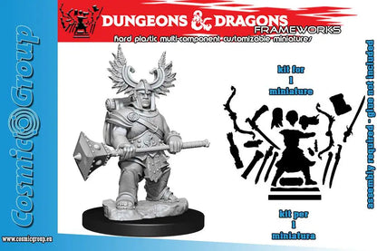 D&D FRAMEWORKS-DWARF BARBARIAN FEMALE