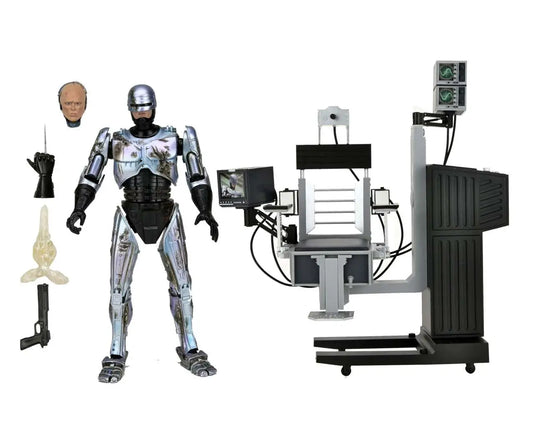 ULTIMATE ROBOCOP BATTLE DAMAGED W/ CHAIR