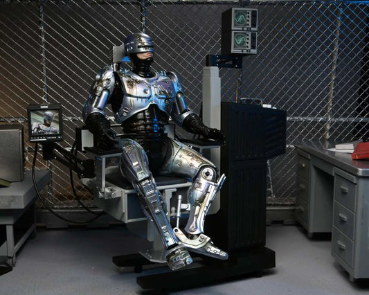 ULTIMATE ROBOCOP BATTLE DAMAGED W/ CHAIR