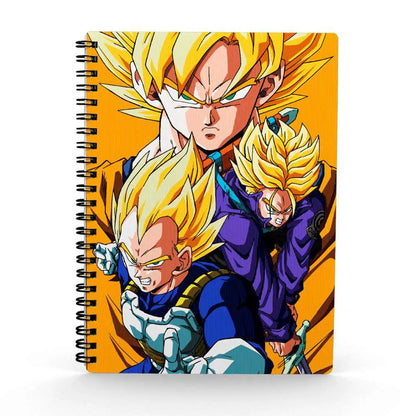 DRAGON BALL Z SAIYANS 3D EFFECT NOTEBOOK