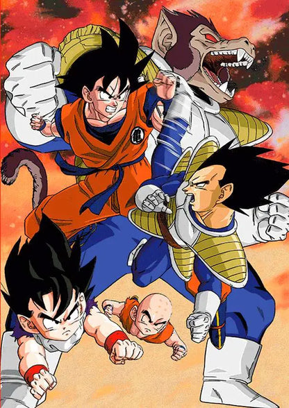 DRAGON BALL Z GOKU VS VEGETA 3D EFFECT N