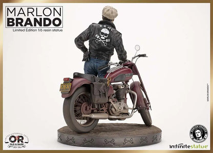 MARLON BRANDO W/BIKE OLD&RARE 1:6 RESIN