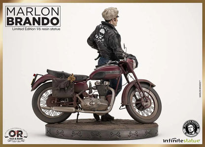 MARLON BRANDO W/BIKE OLD&RARE 1:6 RESIN
