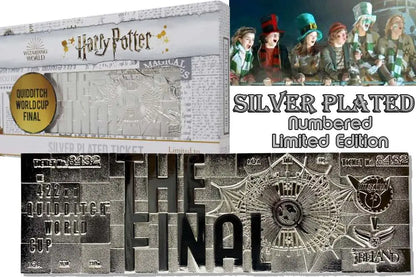 HP QUIDDITCH WORLD CUP TICKET SILVER PL.