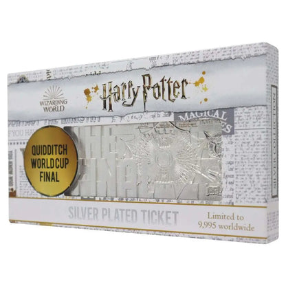 HP QUIDDITCH WORLD CUP TICKET SILVER PL.