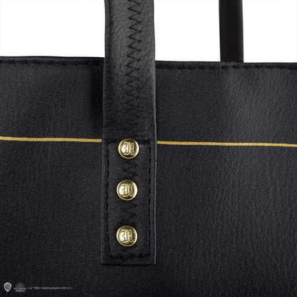 HP HOGWARTS BLACK PU LEATHER HANDBAG