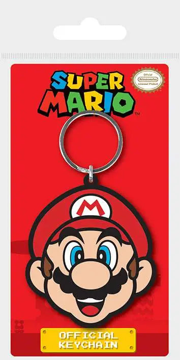 SUPERMARIO MARIO RUBBER KEYCHAIN