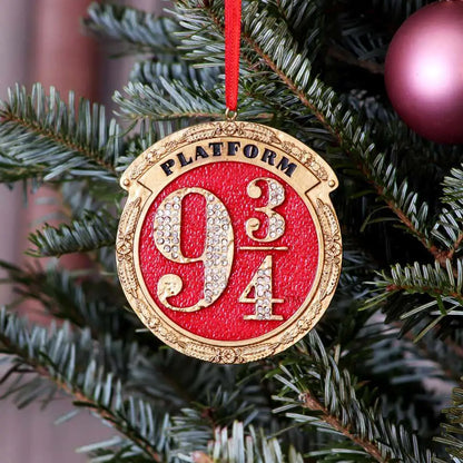 HARRY POTTER PLATFORM 9 3/4 HANGING ORNAMENT
