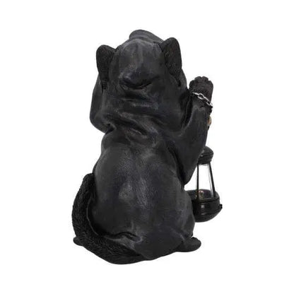 REAPERS FELINE LANTERN GRIM REAP CAT FIG