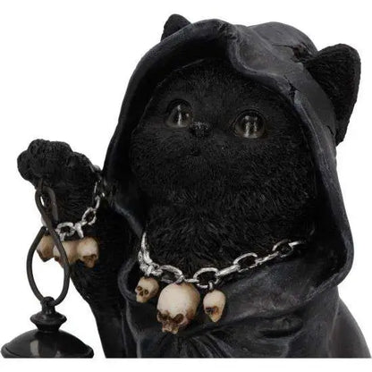 REAPERS FELINE LANTERN GRIM REAP CAT FIG