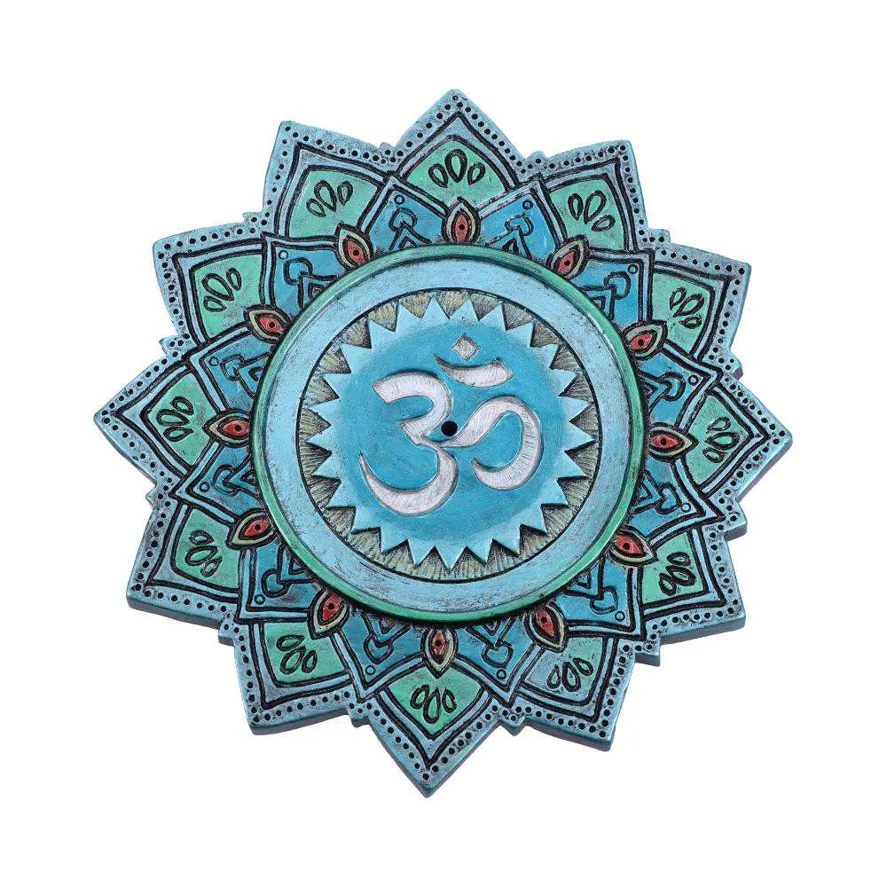 INCENSE BURNER OM SACRED SOUND SET 4