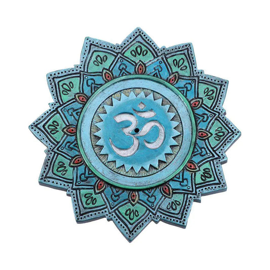 INCENSE BURNER OM SACRED SOUND SET 4
