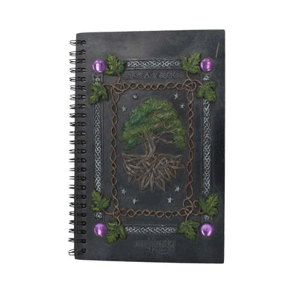 NOTEBOOK RESIN SPIRAL COVER TREE OF LIFE
