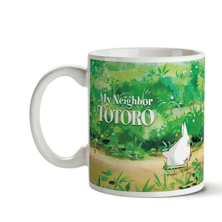 TOTORO WHITE AND BLUE MUG