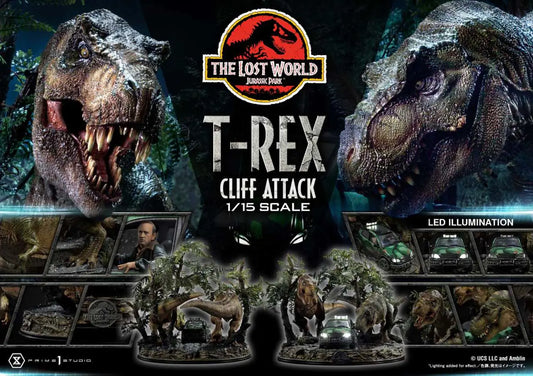 JP LOST WORLD T-REX CLIFF ATTACK BONUS