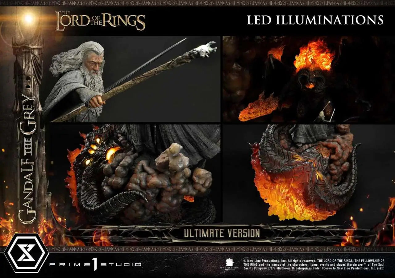 LOTR GANDALF THE GREY ULTIM VER STATUE