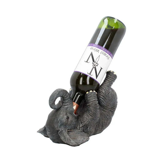 GUZZLERS GREY ELEPHAN WINE BOTTLE HOLDER