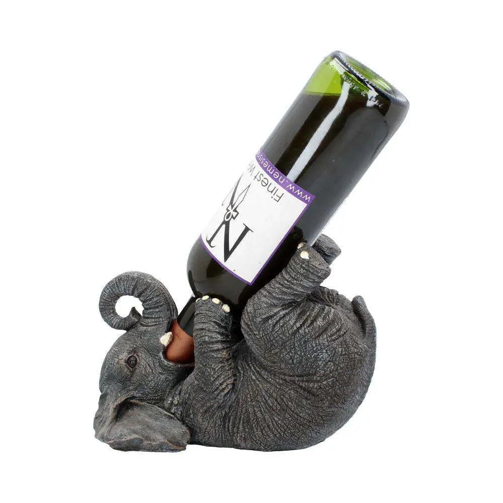 GUZZLERS GREY ELEPHAN WINE BOTTLE HOLDER