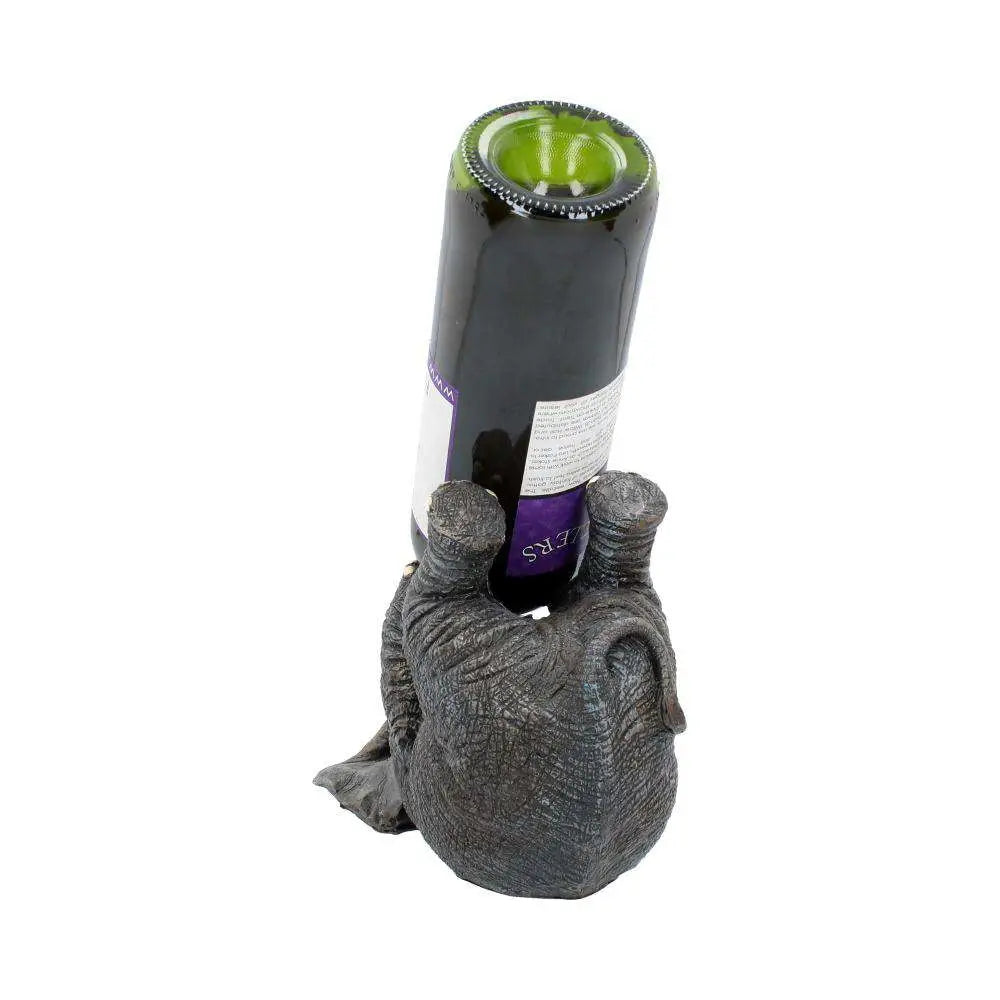 GUZZLERS GREY ELEPHAN WINE BOTTLE HOLDER