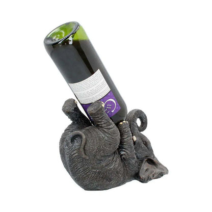 GUZZLERS GREY ELEPHAN WINE BOTTLE HOLDER