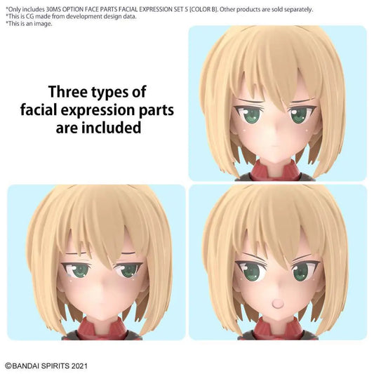 30MS OP FACE PT FACIAL EXPR SET 5 CLR B