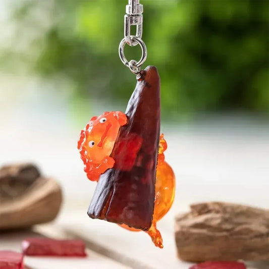 HOWL'S MOVING CASTLE CALCIFER 3D KEYCHAIN