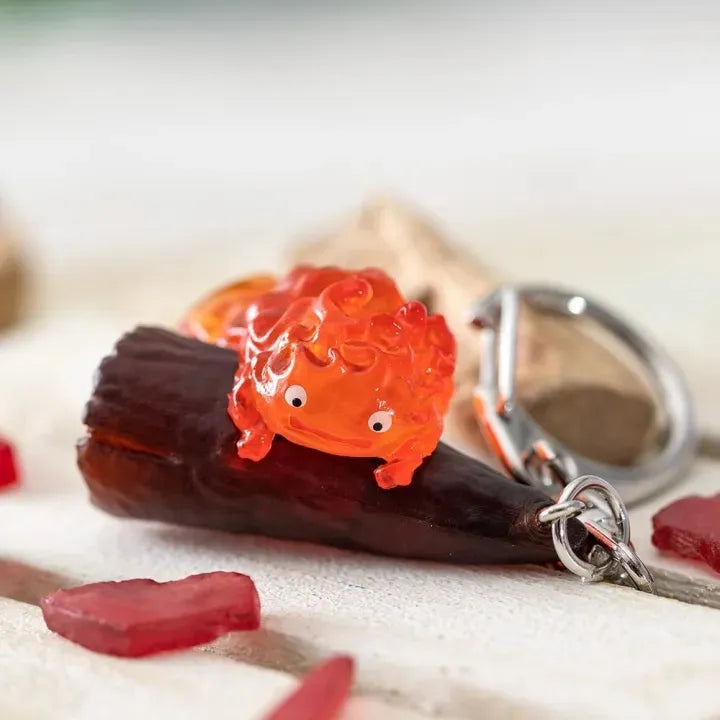 HOWL'S MOVING CASTLE CALCIFER 3D KEYCHAIN