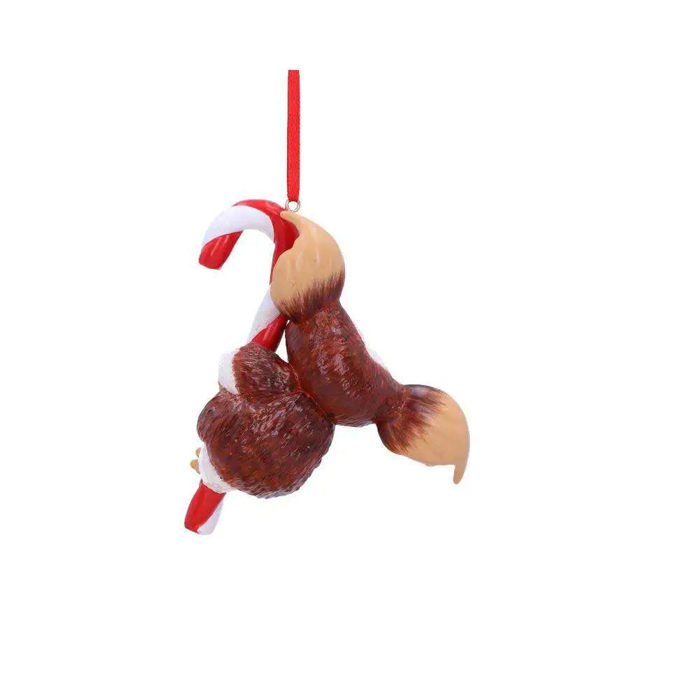 GREMLINS GIZMO CANDY CANE HANGING ORNAMENT