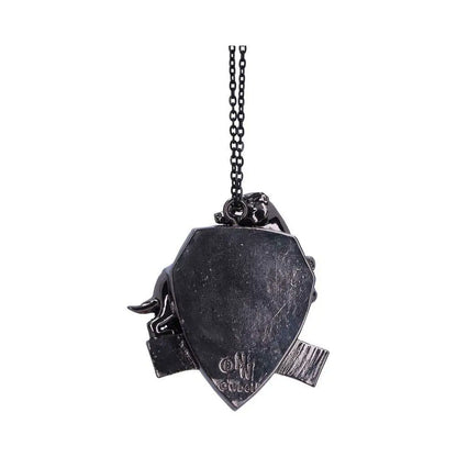 HARRY POTTER HUFFLEPUFF CREST SILVER HANGING ORNAMENT