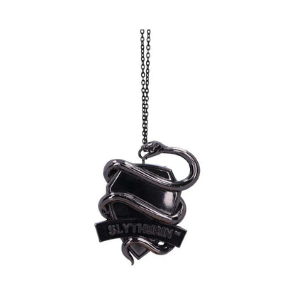 HARRY POTTER SLYTHERIN CREST SILVER HANGING ORNAMENT