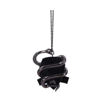 HARRY POTTER SLYTHERIN CREST SILVER HANGING ORNAMENT