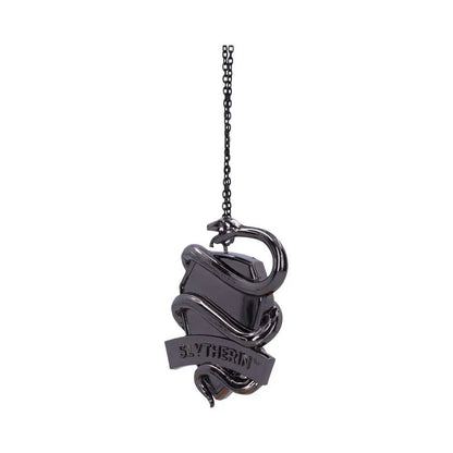 HARRY POTTER SLYTHERIN CREST SILVER HANGING ORNAMENT