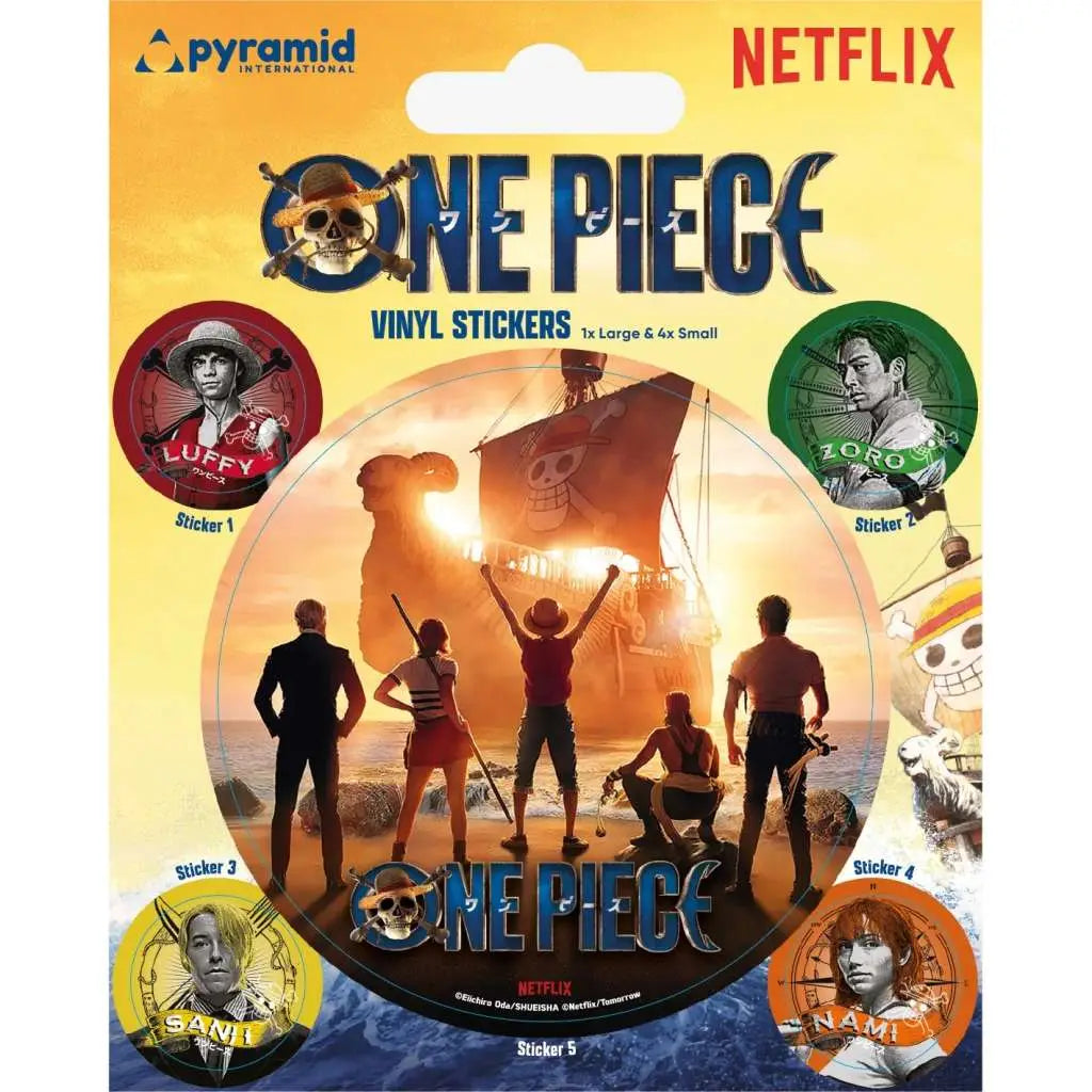 ONE PIECE LIVE ACTION STRAW HAT CREW VINYL STICKER