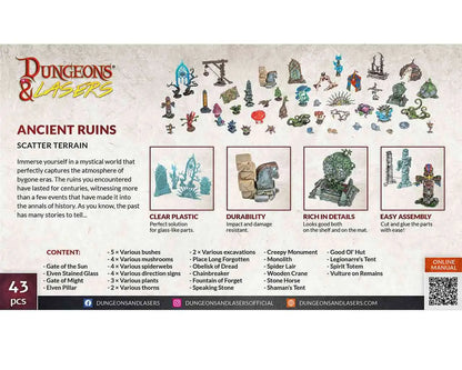 Dungeons & Lasers - ANCIENT RUINS SCATTER TERRAIN