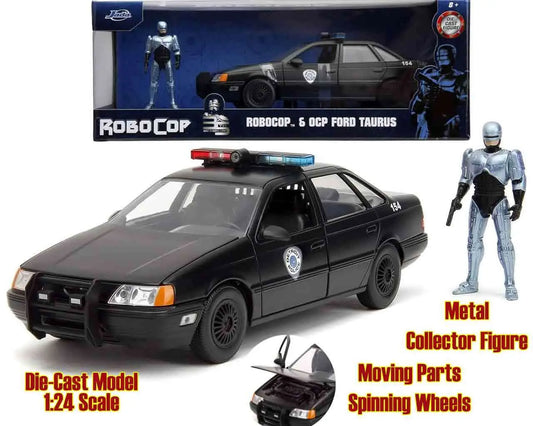 ROBOCOP 1986 FORD TAURUS & ROBOCOP 1/24 DIE-CAST MODEL