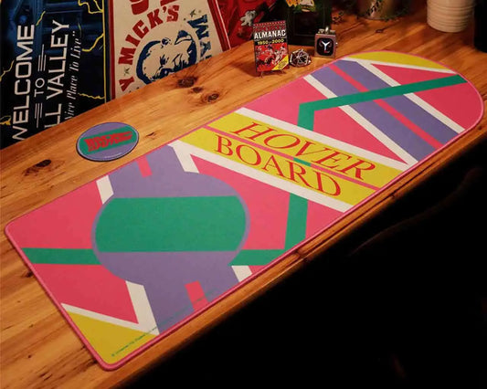 Back to the Future - Hoverboard XL Desk Pad and Coaster Set