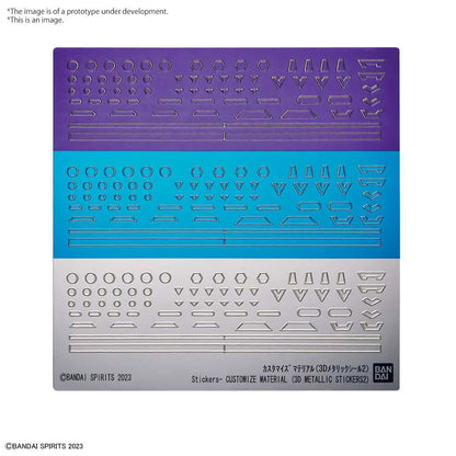 30MM CUSTOM MATERIAL 3D METALLIC STICKERS 2