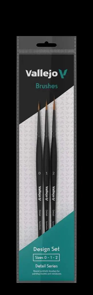 BRUSH DETAIL DESIGN SYNTHETIC SET B02991