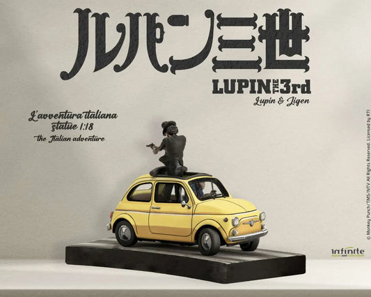 LUPIN 3RD THE ITALIAN ADVENTURE LUPIN JIGEN 1/18 STATUE