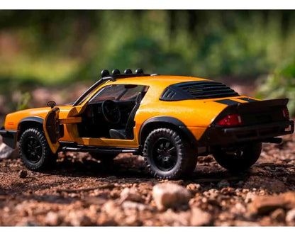 TRANSFORMERS RISE OF THE BEASTS 1977 CHEVROLET CAMARO BUMBLEBEE 1/24 DIE-CAST MODEL